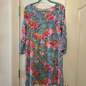 Lilly Pulitzer flamingo dress
